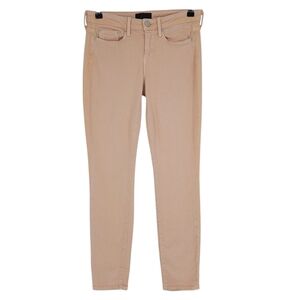 Vince Dylan Ankle Skinny Jeans Coral Pink Mid Rise Medium Wash Denim 27